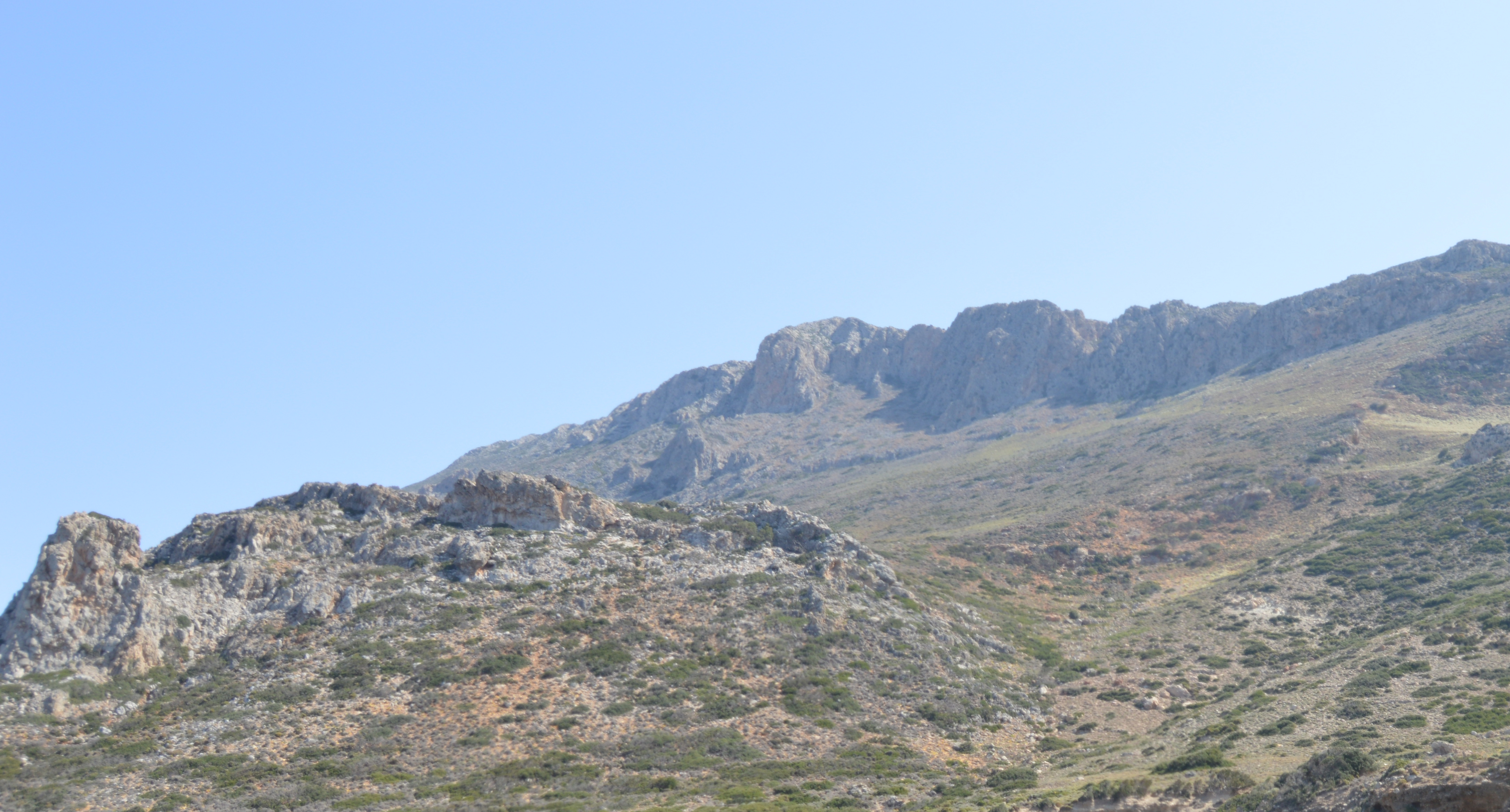 a photograph of a mountain escarpment