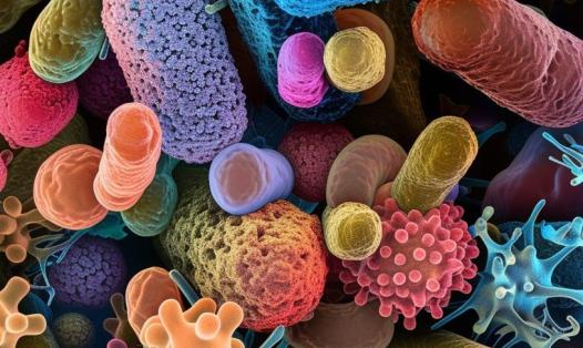 A diverse microbial community. Photo by <a href="https://stockcake.com/i/microbial-diversity-display_342674_534300">Stockcake</a>